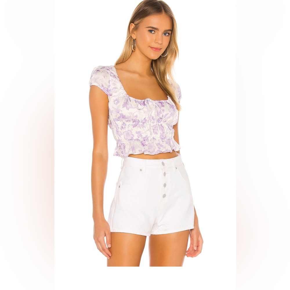 REVOLVE Majorelle Pegasus Top in Purple Riviera NWTs!